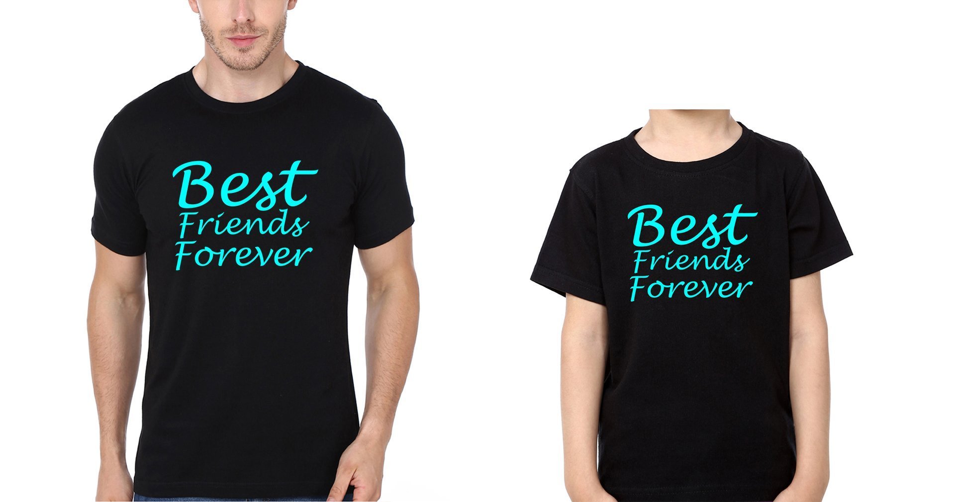 Best Friend Forever Father and Son Matching T-Shirt- FunkyTradition - Funky Tees Club