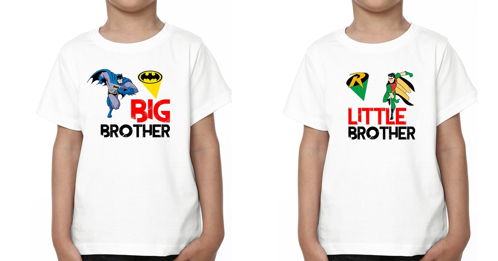 Big Bro Little Brother-Brother Kids Half Sleeves T-Shirts -FunkyTradition - FunkyTradition