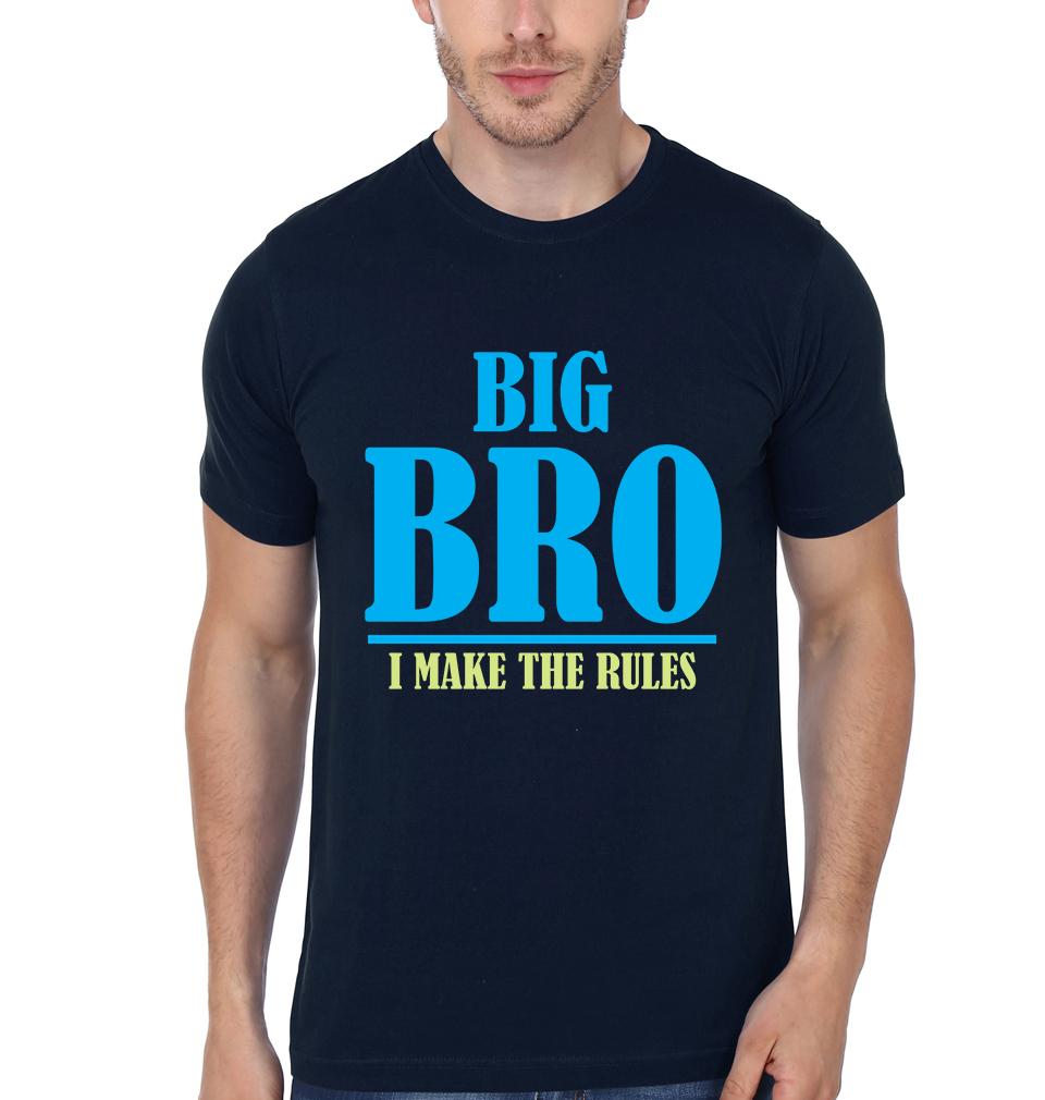 Big Bro Make Rule Lil Bro Break Rule Brother-Brother Half Sleeves T-Shirts -FunkyTradition - FunkyTradition