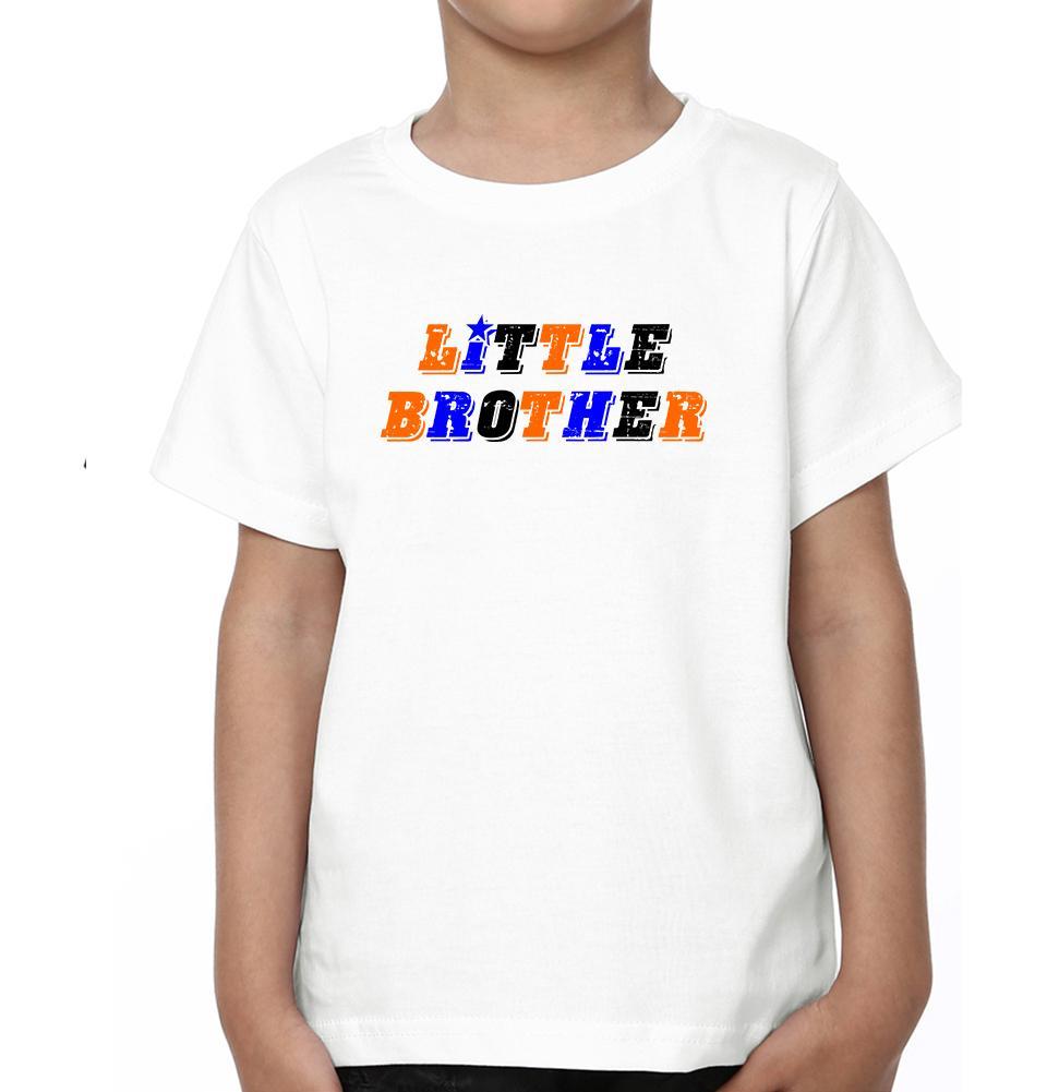 Big Brother Lil Brother-Brother Kids Half Sleeves T-Shirts -FunkyTradition - FunkyTradition