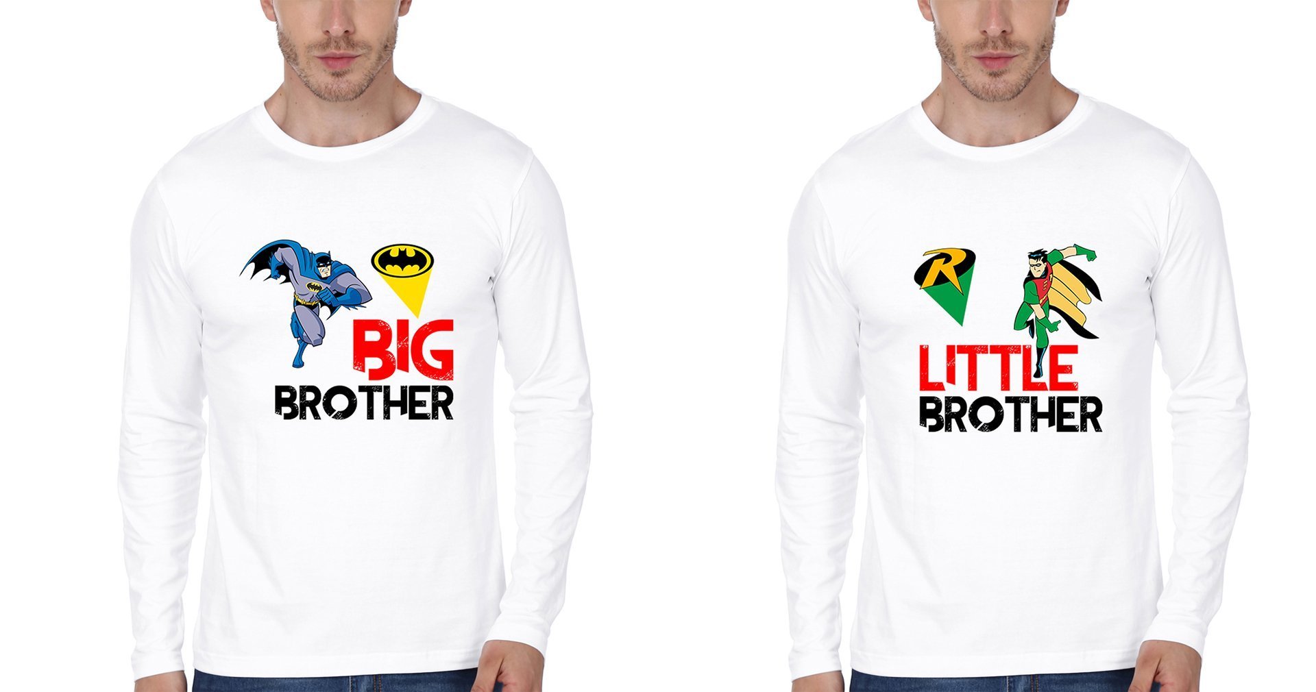 Big Brother Little Brother-Brother Full Sleeves T-Shirts -FunkyTradition - FunkyTradition