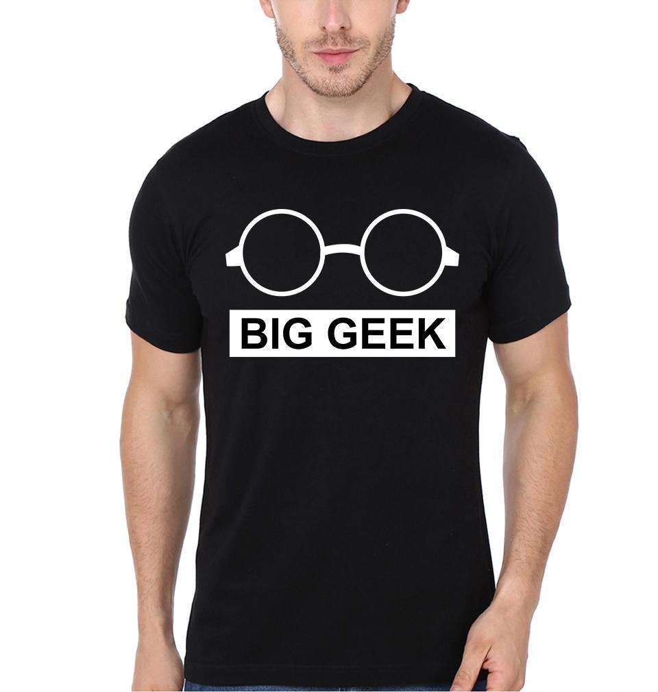 Big Geek Lil Geek Father and Son Matching T-Shirt- FunkyTradition - Funky Tees Club