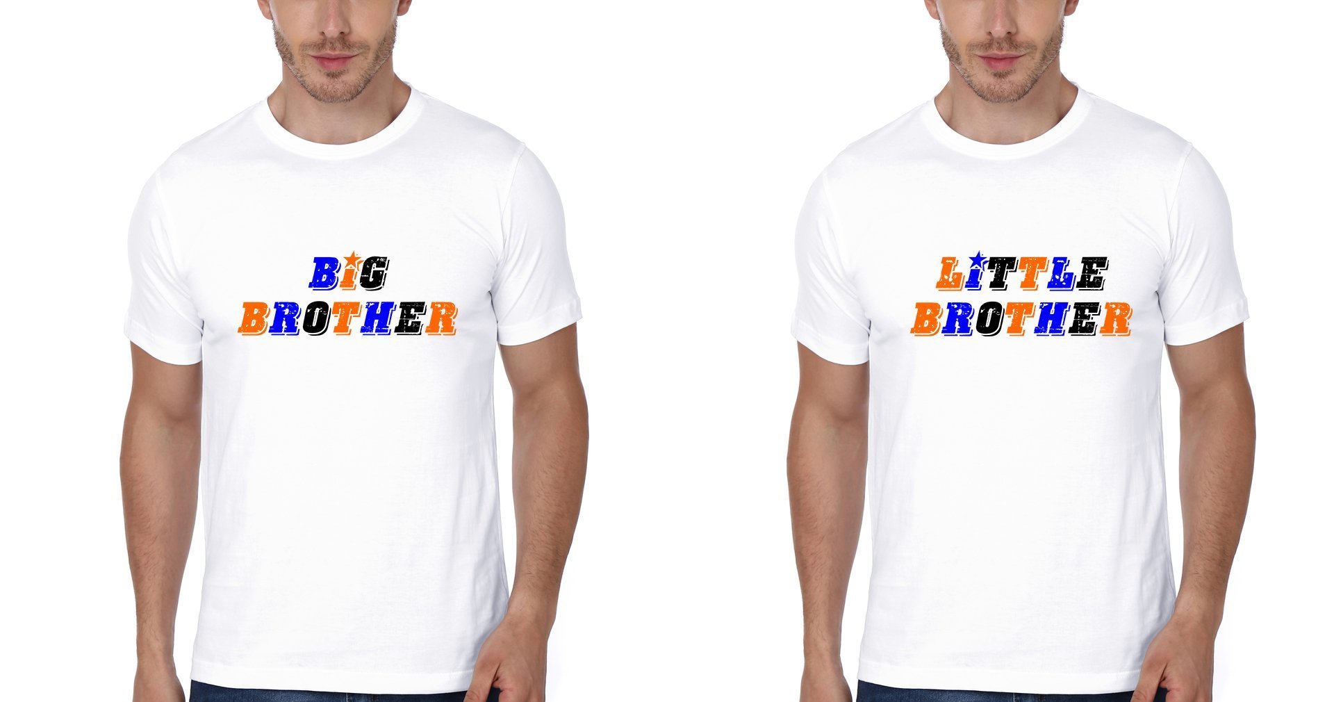 BIG LIL BRO Brother-Brother Half Sleeves T-Shirts -FunkyTradition - FunkyTradition