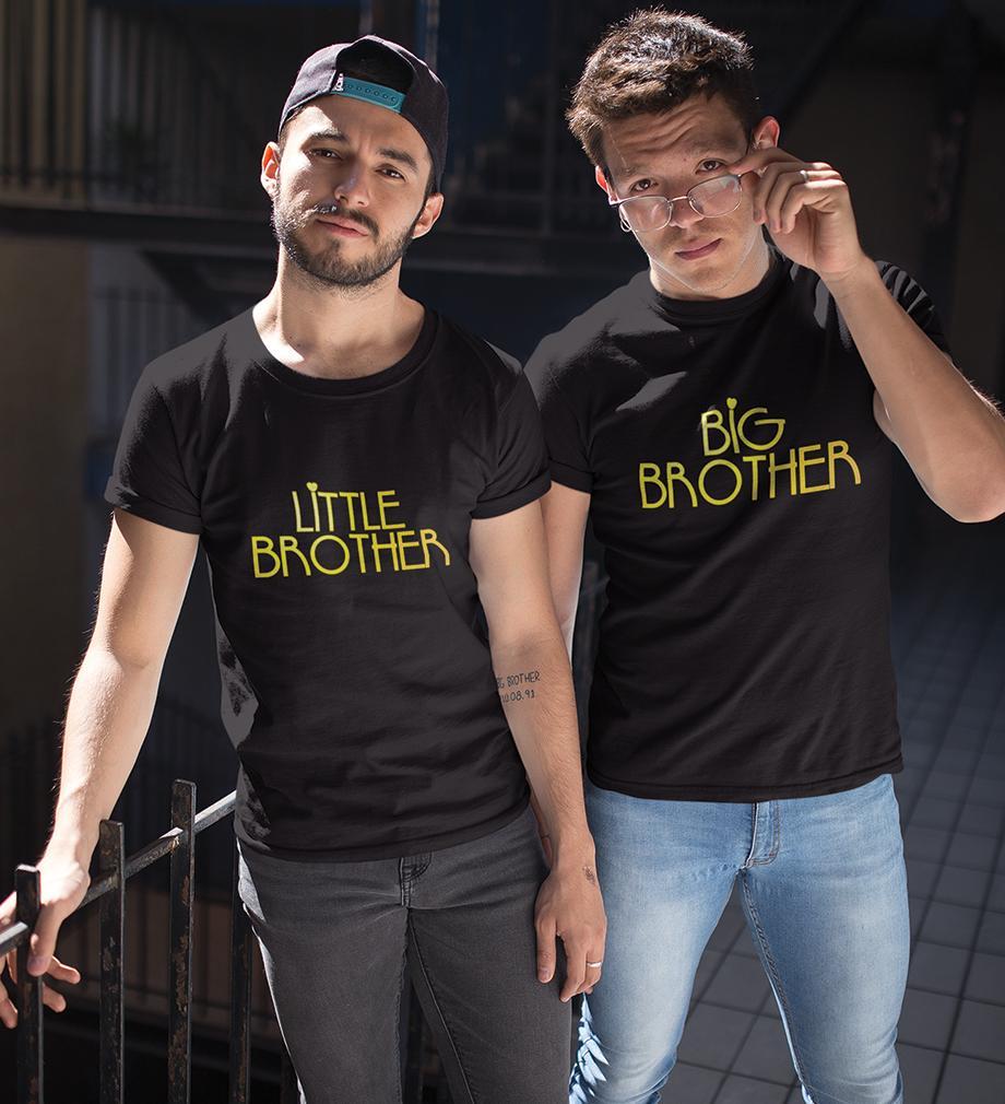 Big Lil Brother-Brother Half Sleeves T-Shirts -FunkyTradition - FunkyTradition