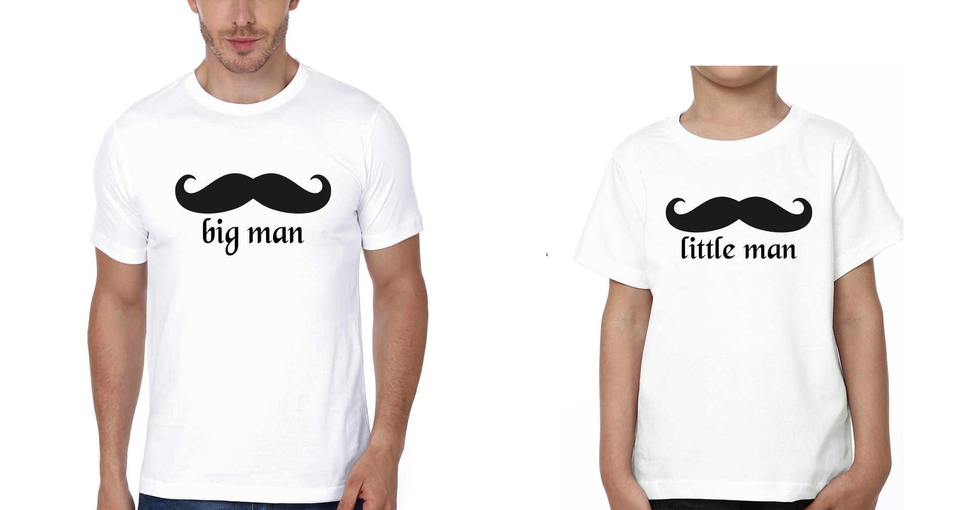 Big Man Little Man Father and Son Matching T-Shirt- FunkyTradition - FunkyTradition