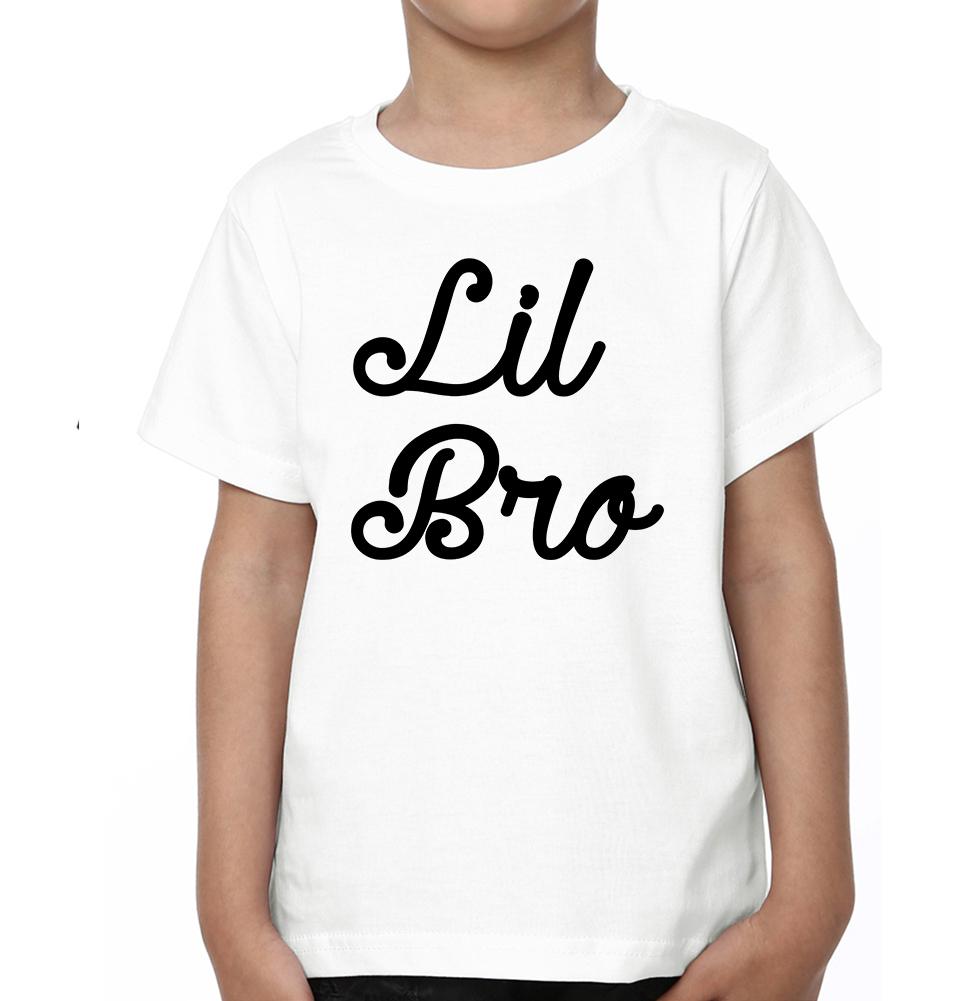 Big Sis Lil Bro Brother and Sister Matching T-Shirts- FunkyTradition - FunkyTradition