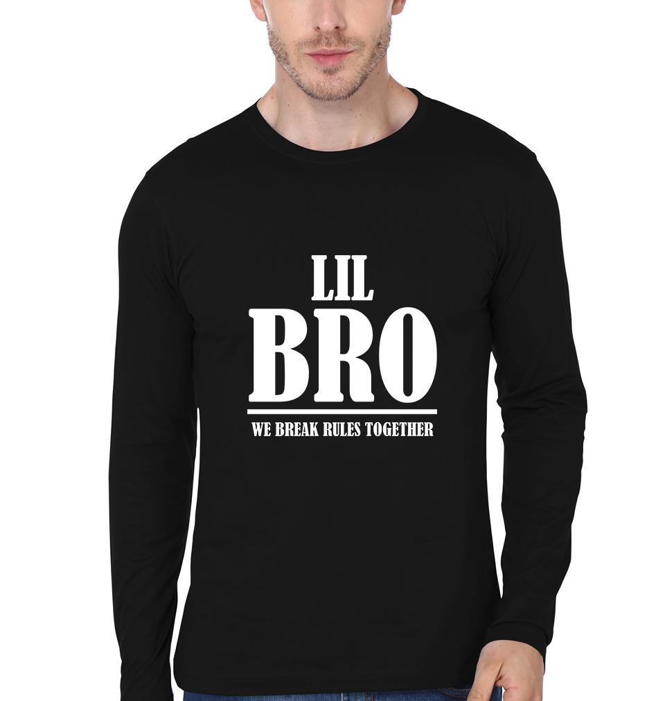 Big Sis & Lil Bro We Break The Rules Together Brother-Sister Full Sleeves T-Shirts -FunkyTees - Funky Tees Club