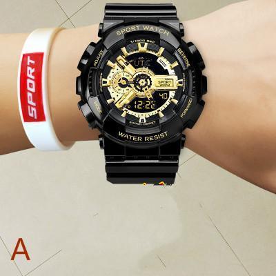 Black Gold Sport Military Digital Wrist Watches For Men And Women-FunkyTradition - FunkyTradition