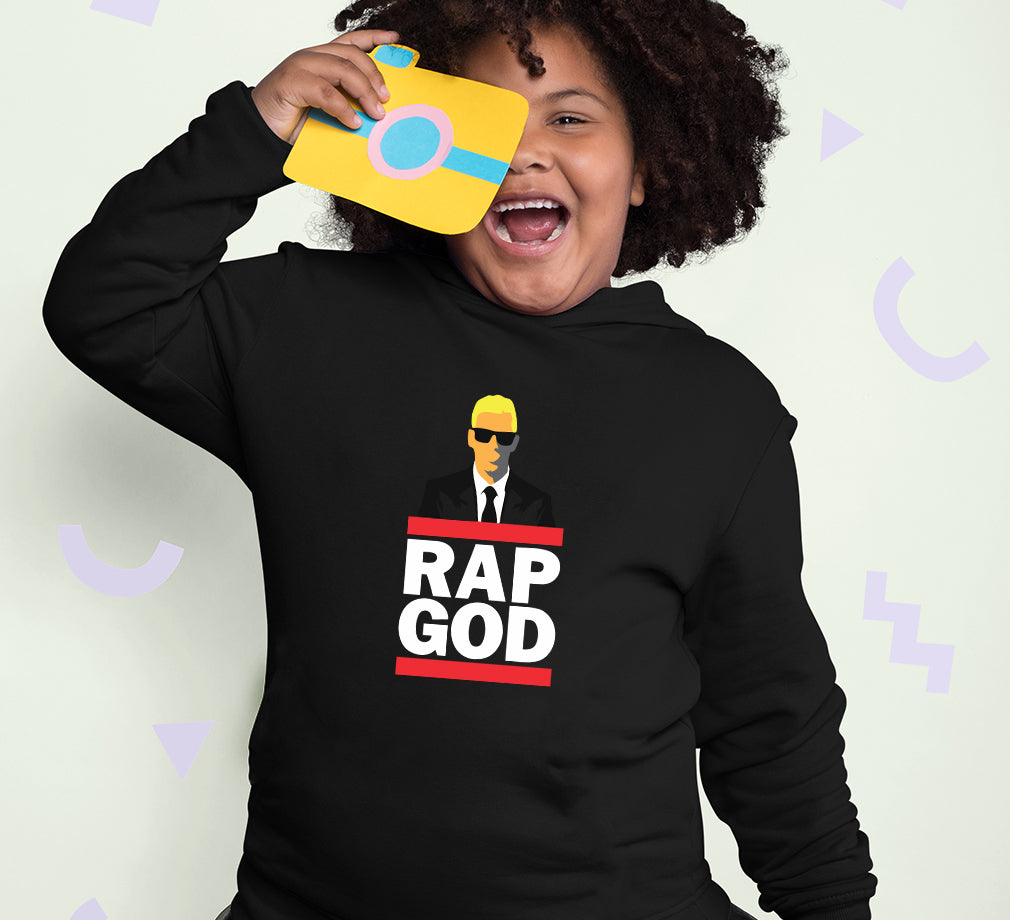 Rap God Hoodie For Girls -FunkyTradition