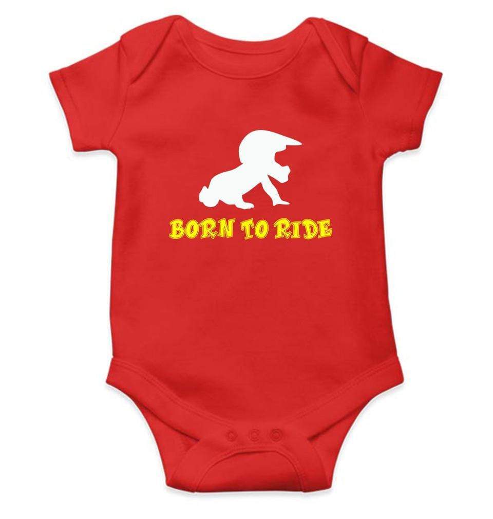 Born To Ride Rompers for Baby Boy- FunkyTradition - FunkyTradition
