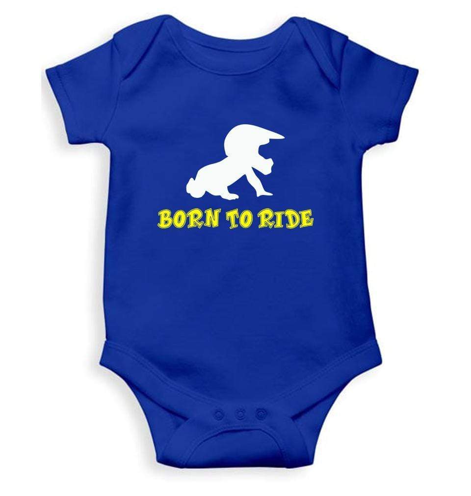 Born To Ride Rompers for Baby Girl- FunkyTradition - FunkyTradition