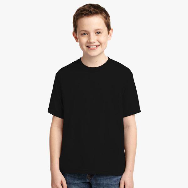 Boy Plain Black T-Shirt-FunkyTradition - FunkyTradition