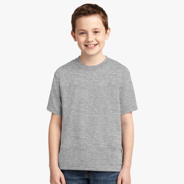Boy Plain Grey T-Shirt-FunkyTradition - FunkyTradition