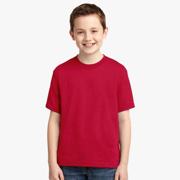 Boy Plain Red T-shirt-FunkyTradition - FunkyTradition