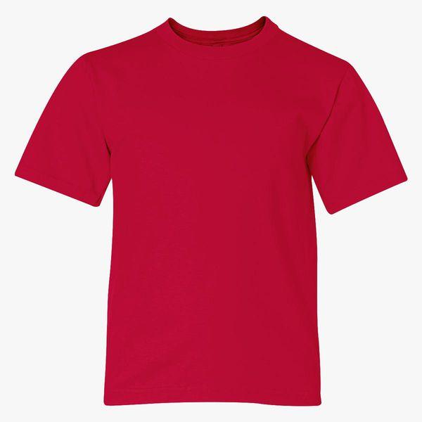 Boy Plain Red T-shirt-FunkyTradition - FunkyTradition