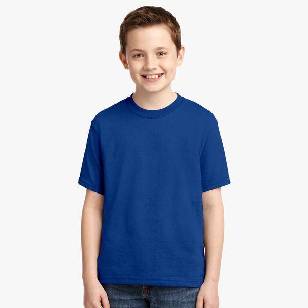 Boy Plain Royal Blue T-Shirt-FunkyTradition - FunkyTradition