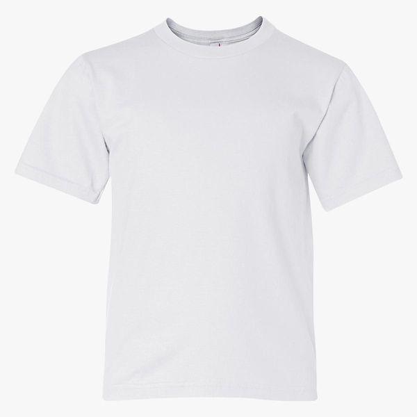 Boy Plain White T-shirt-FunkyTradition - FunkyTradition