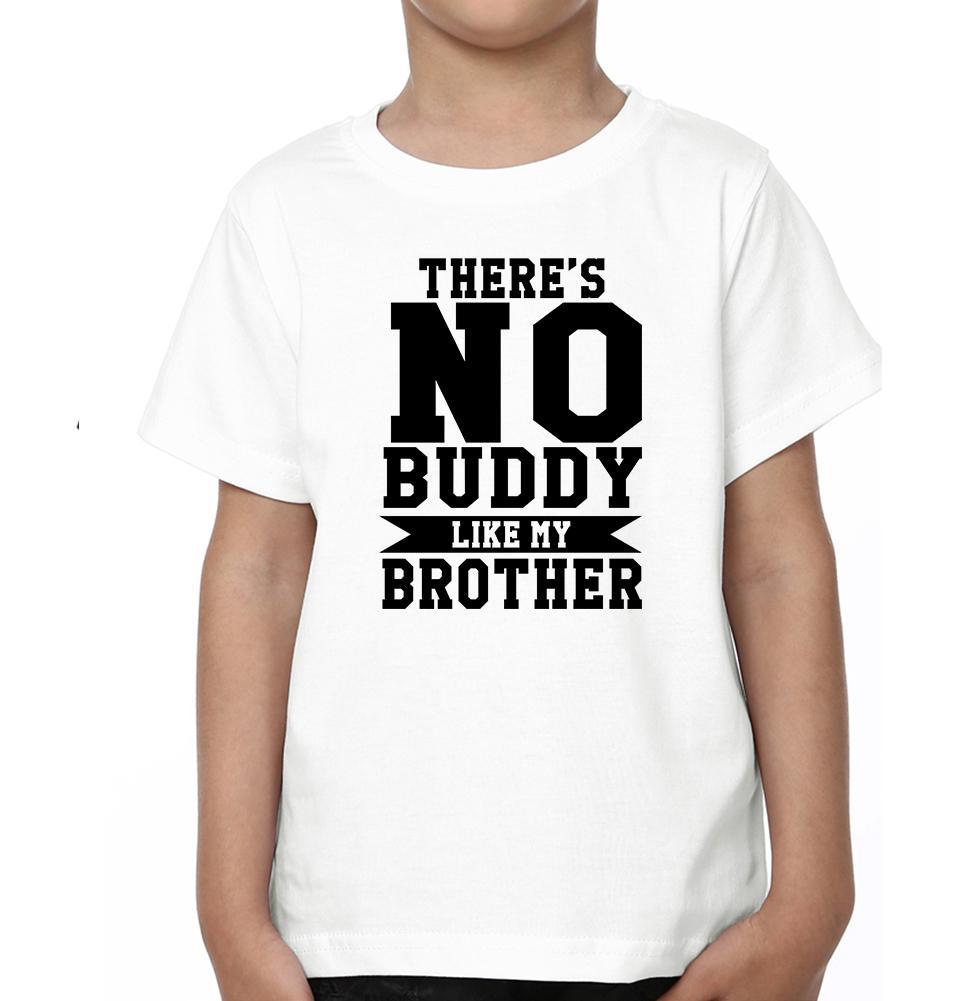 Buddy Like My Brother-Brother Kids Half Sleeves T-Shirts -FunkyTradition - FunkyTradition