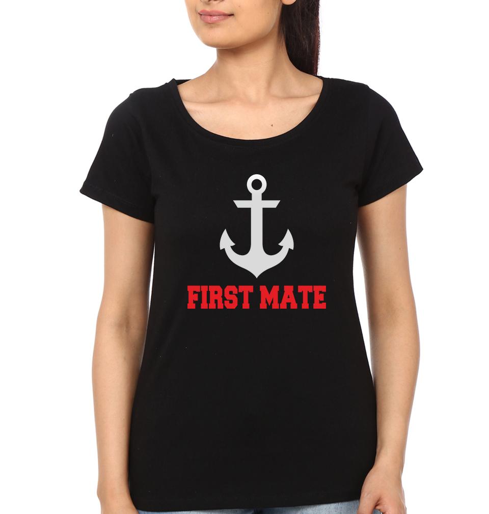 Captain First Mate Father and Daughter Matching T-Shirt- FunkyTradition - FunkyTradition