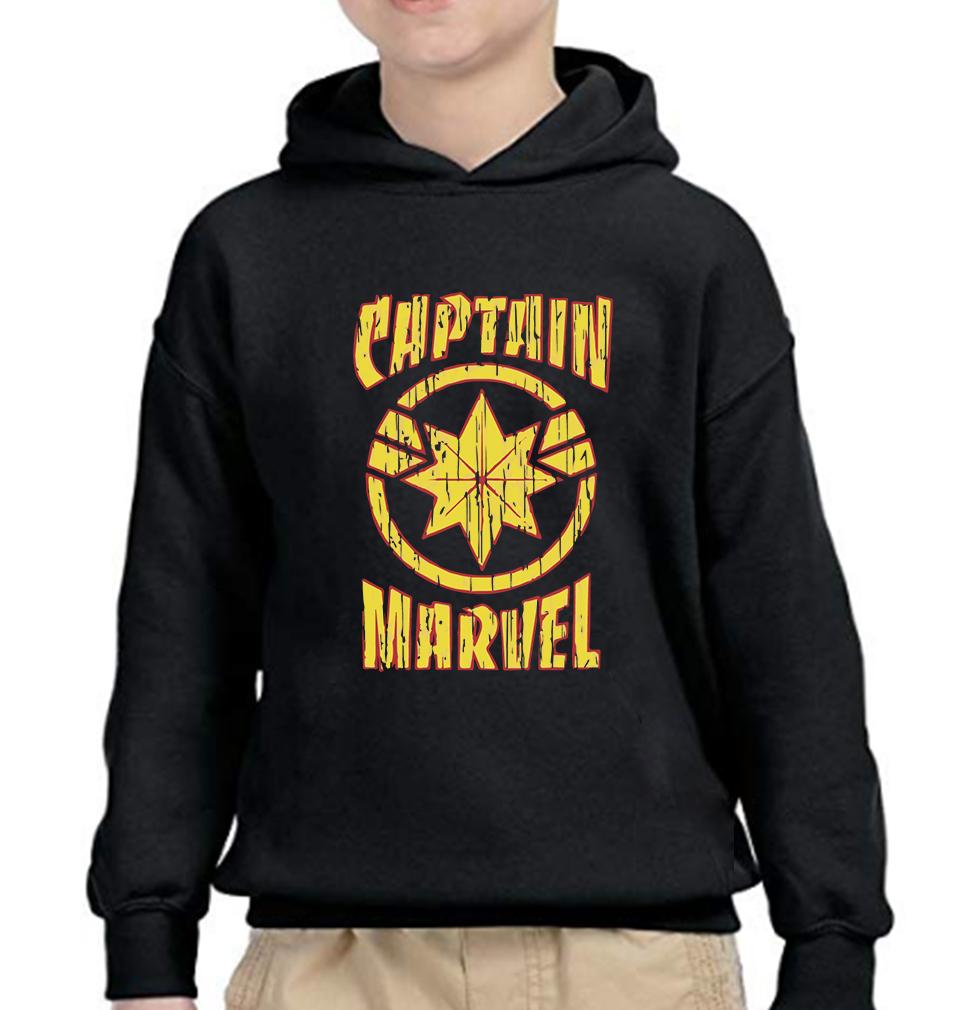 Captain Marvel Hoodie For Boys-FunkyTradition - FunkyTradition