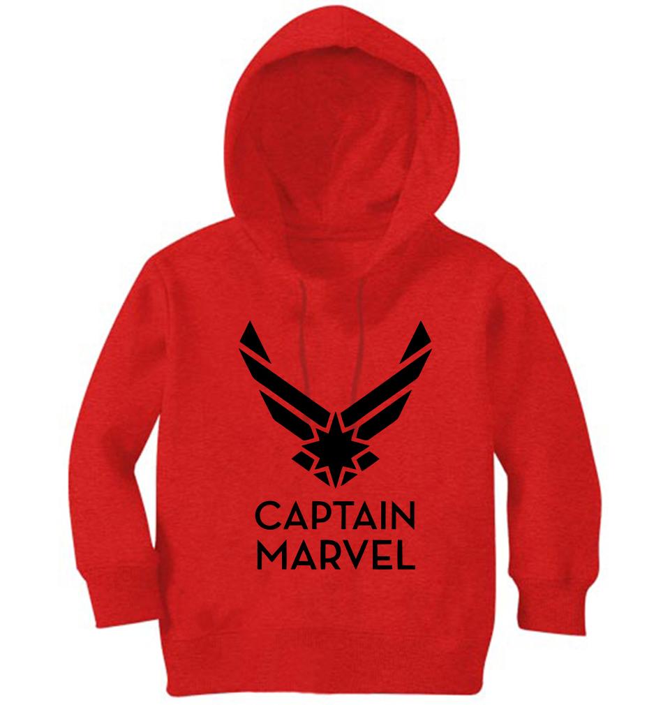 Captain Marvel Superhero Hoodie For Boys-FunkyTradition - FunkyTradition