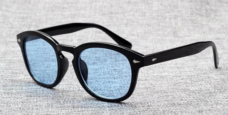 Celebrity Johnny Depp Transparent Oval Sunglasses For Men -FunkyTradition - FunkyTradition