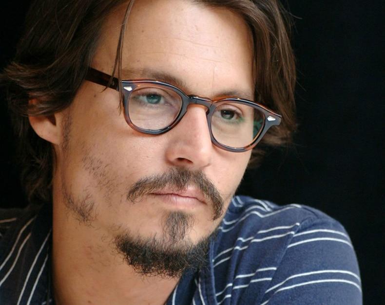 Celebrity Johnny Depp Transparent Oval Sunglasses For Men -FunkyTradition - FunkyTradition