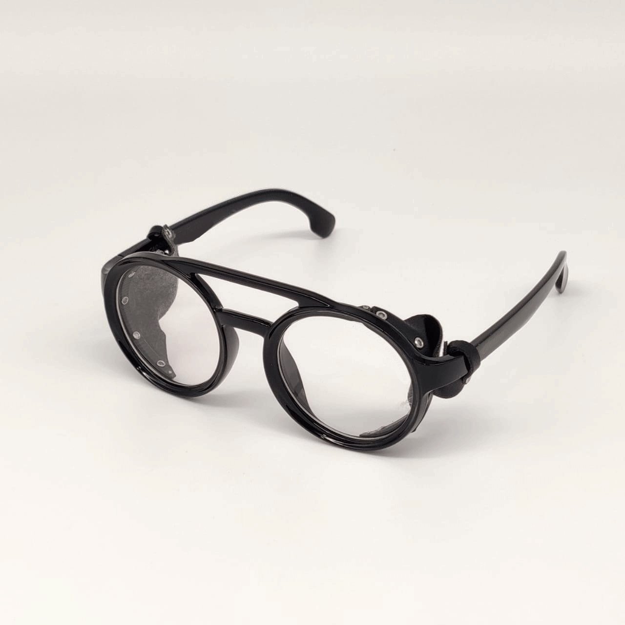 Buy Fansport Men's Flip Up Sunglasses Round Sunglasses Steampunk Glasses  Round Eyeglass One Size Brown Online at desertcartINDIA