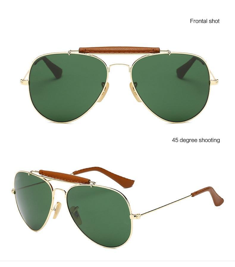 Classic Vintage Mirror Aviator Sunglasses For Men And Women-FunkyTradition - FunkyTradition