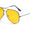 Classic Yellow Candy Aviator Sunglasses For Men And Women-FunkyTradition - FunkyTradition