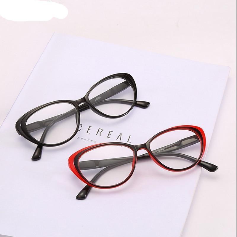 Classical Cat Eyes Reading Glasses Clear Lens Spectacles Eyewear