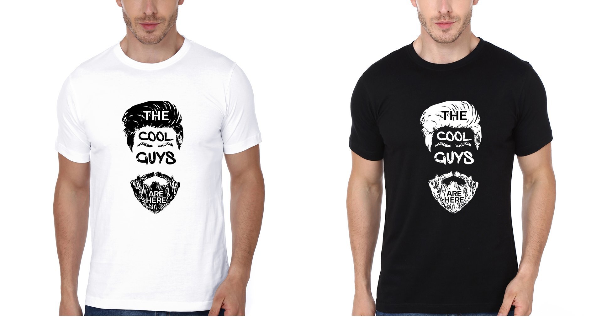 Cool Guys Here Brother-Brother Half Sleeves T-Shirts -FunkyTradition - FunkyTradition