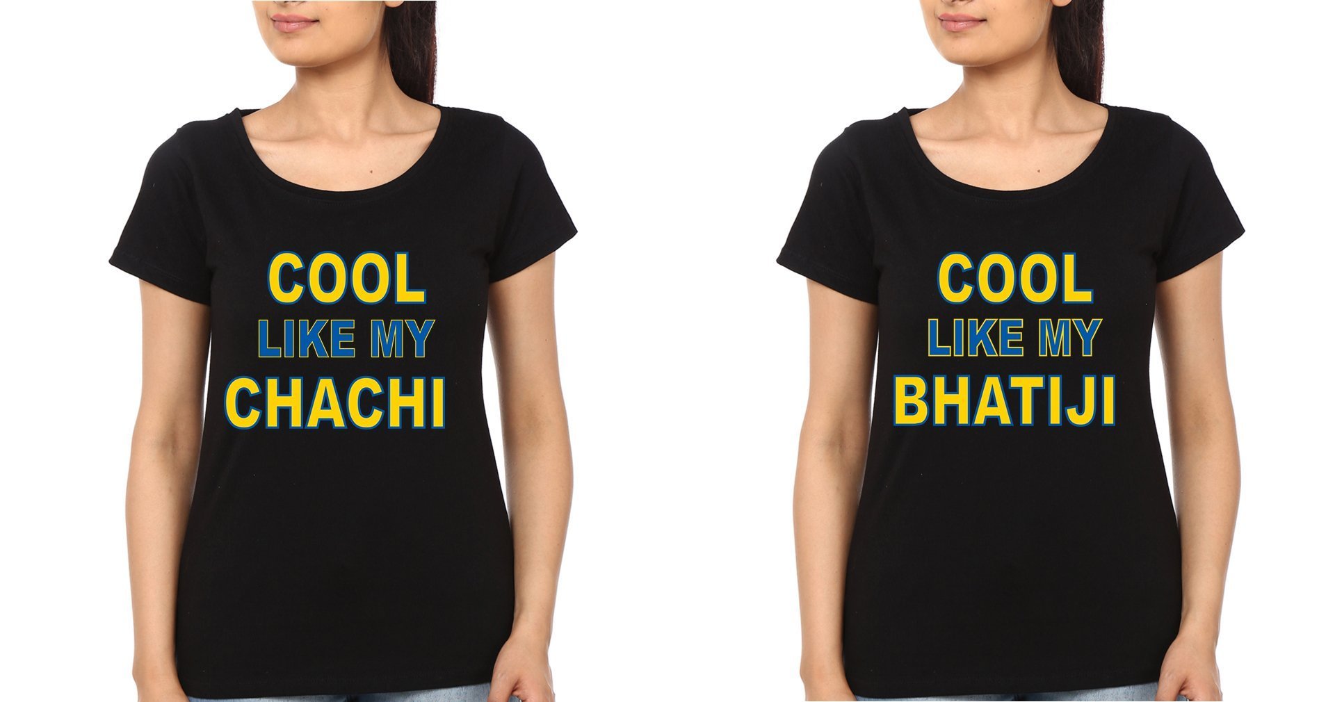 Cool Like My Chachi Bhatiji Half Sleeves T-Shirts-FunkyTradition - FunkyTradition