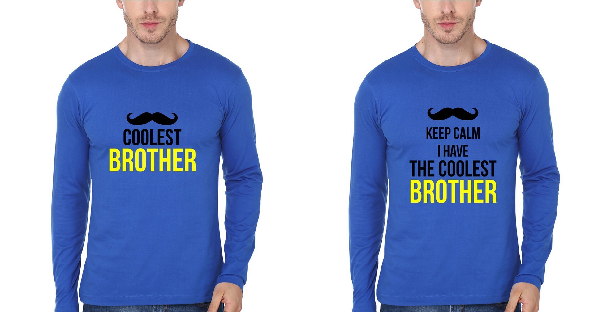 Coolest Brother-Brother Full Sleeves T-Shirts -FunkyTradition - FunkyTradition