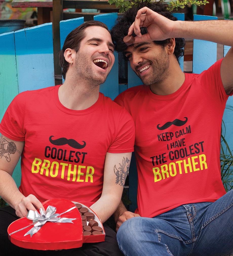 Coolest Brother-Brother Half Sleeves T-Shirts -FunkyTradition - FunkyTradition