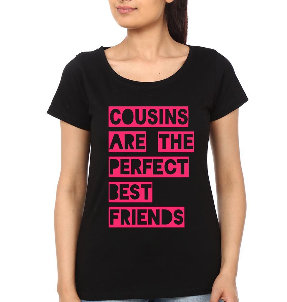 Cousins Are The Perfect Best friends Half Sleeves T-Shirts-FunkyTradition - FunkyTradition