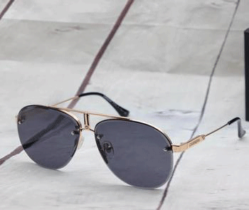 New Stylish Ranveer Singh Rimless Gradient Sunglasses For Men And Women-FunkyTradition