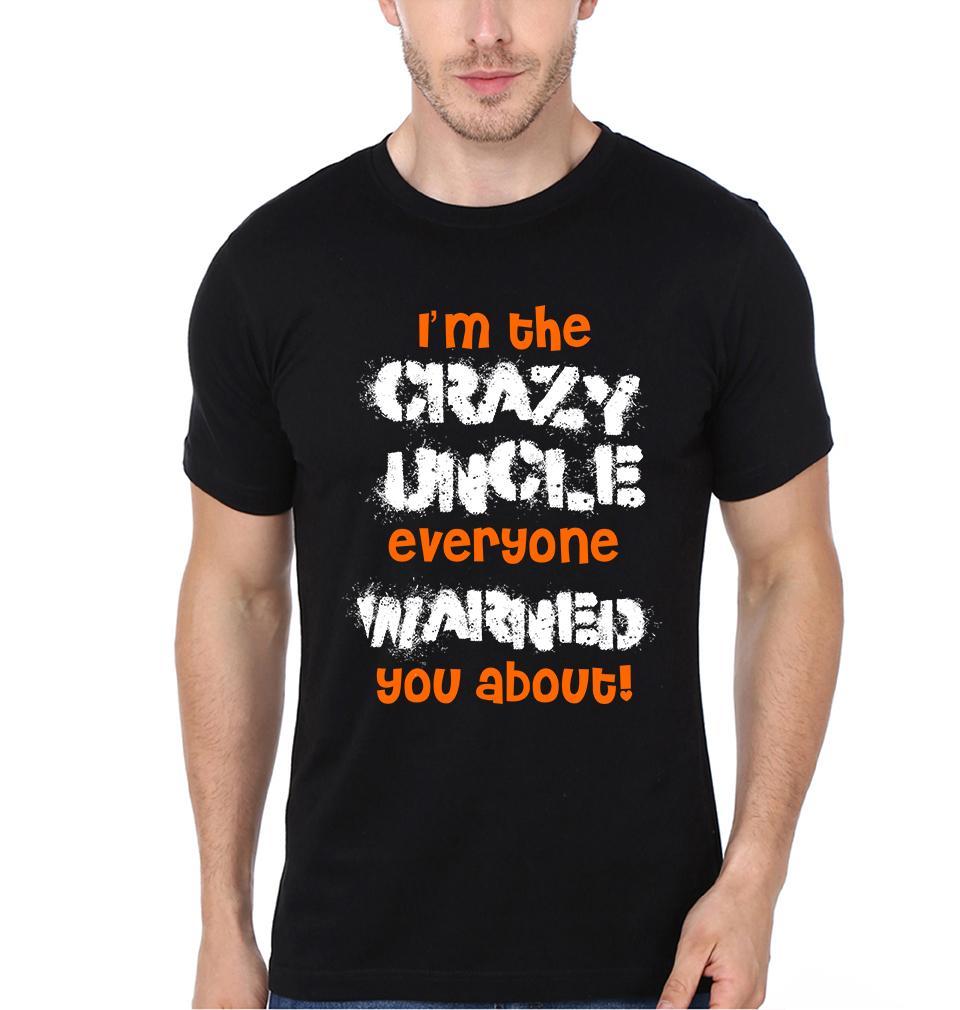 Crazy Uncle Half Sleeves T-Shirts-FunkyTradition - FunkyTradition