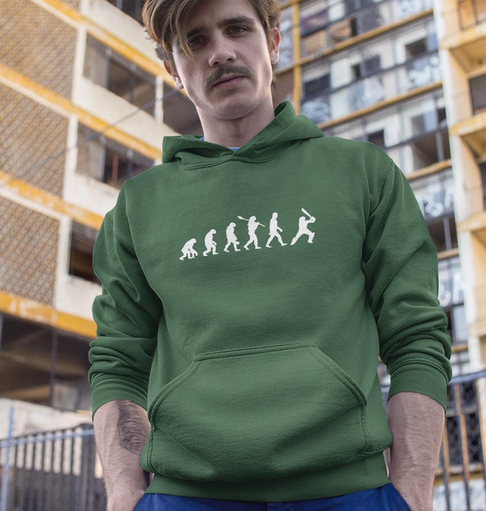 CRICKET Evolution Hoodie For Men-FunkyTradition - FunkyTradition