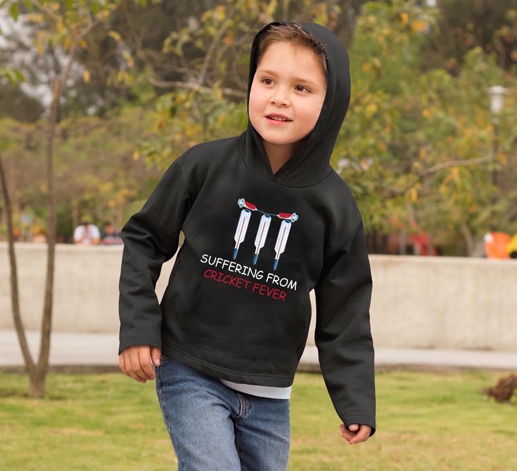 CRICKET Fever Boy Hoodies-FunkyTradition - FunkyTradition