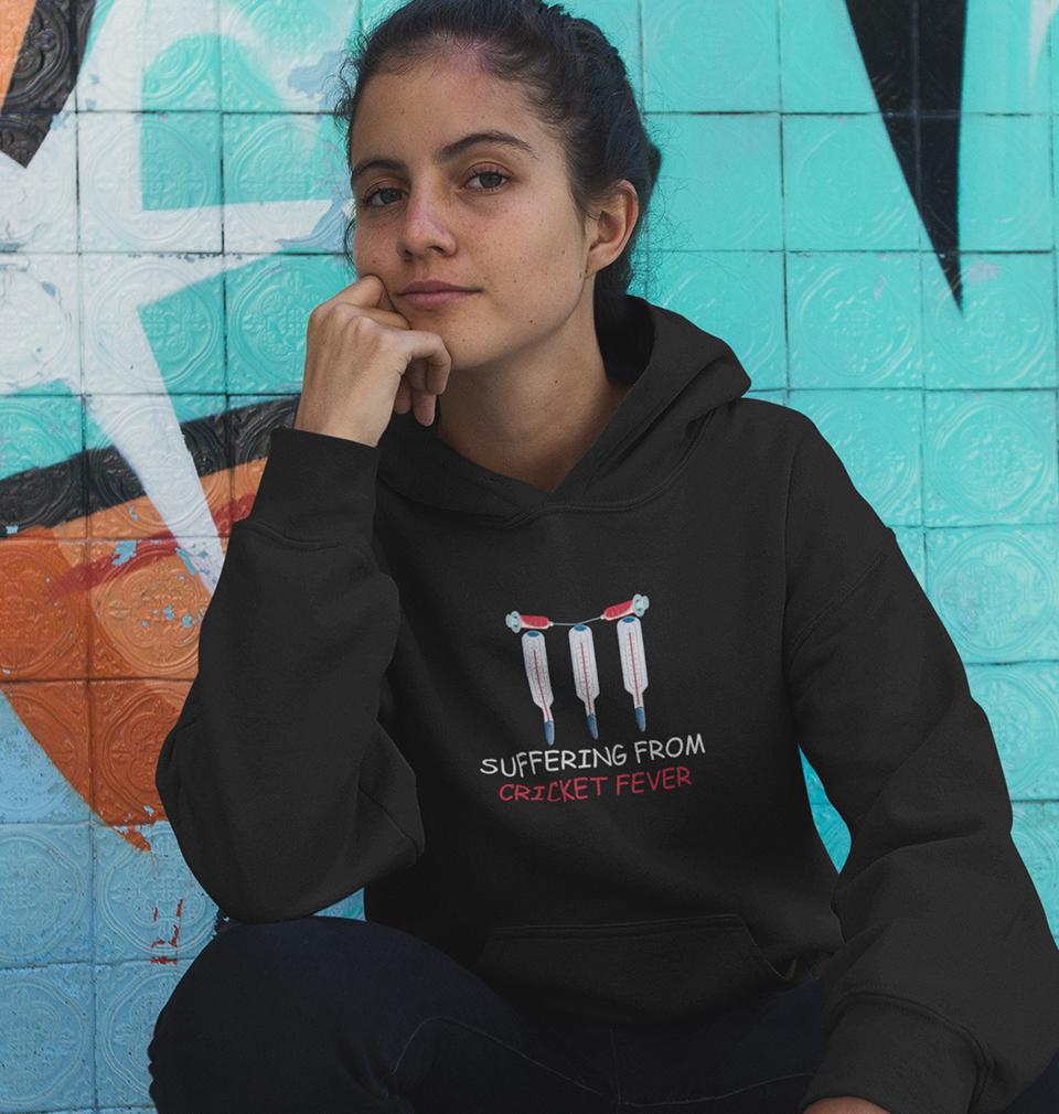 CRICKET Fever Hoodies for Women-FunkyTradition - FunkyTradition