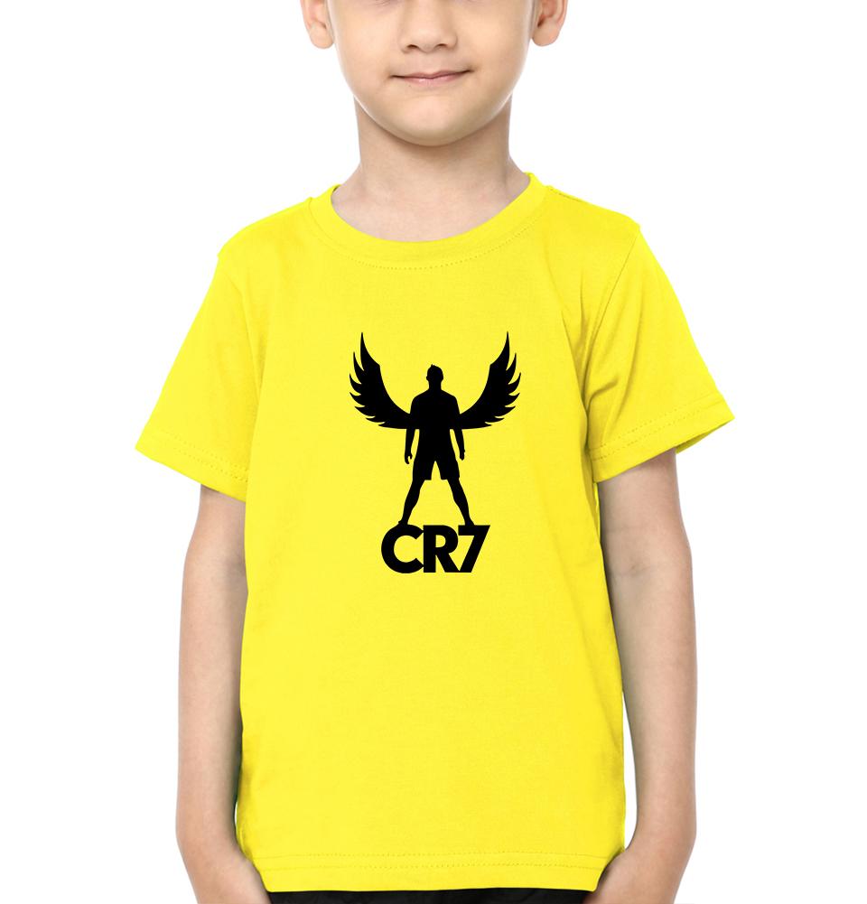 Cristiano Ronaldo CR7 Half Sleeves T-Shirt for Boy-FunkyTradition - FunkyTradition