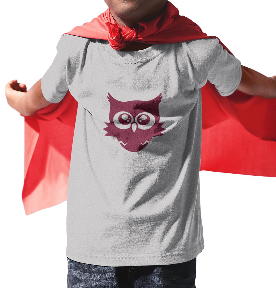 Cute Baby Owl Fun Mode Looking Half Sleeves T-Shirt for Boy-FunkyTradition - FunkyTradition