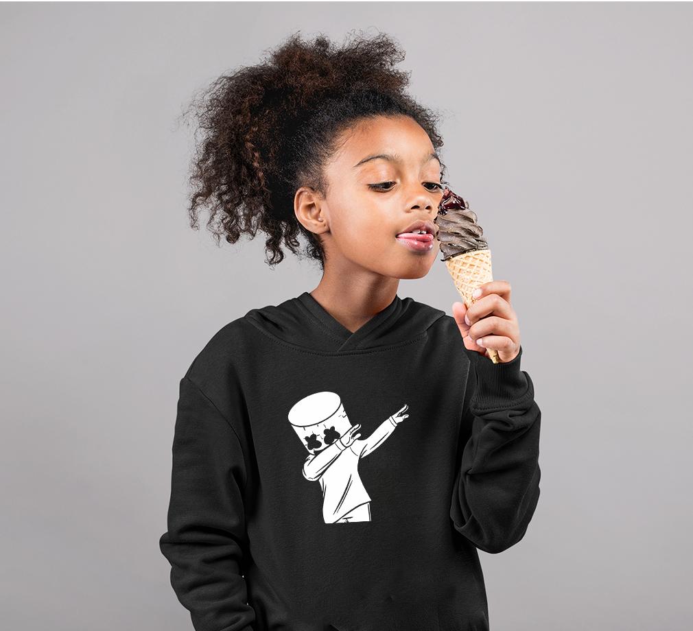 Dab Marshmello Hoodie For Girls -FunkyTradition - FunkyTradition