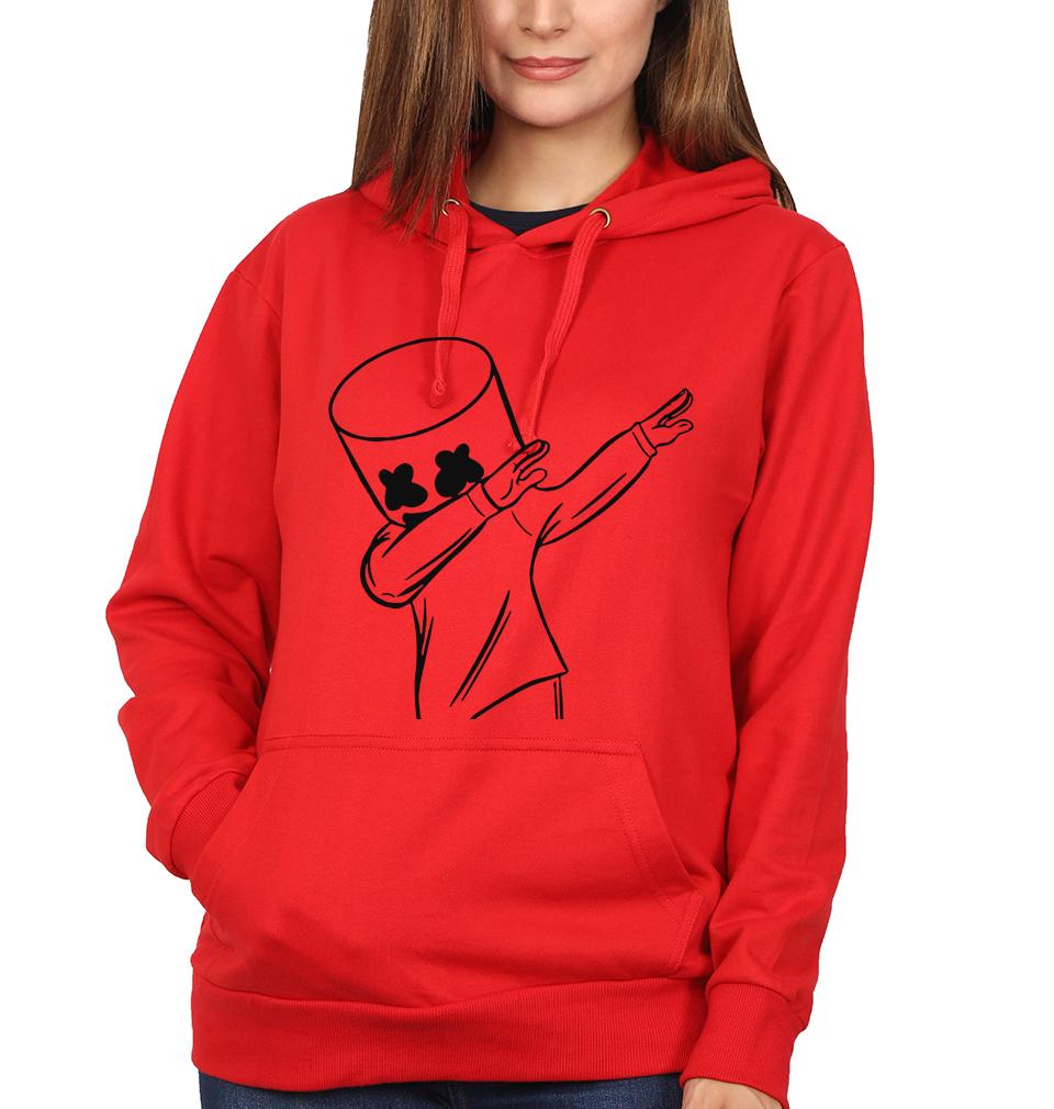 Dab Marshmello Hoodies for Women-FunkyTradition - FunkyTradition