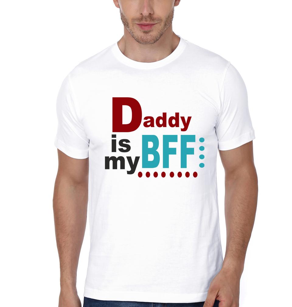 Daddy Is My Bff Kiddy Is My Bff Father and Son Matching T-Shirt- FunkyTradition - FunkyTradition