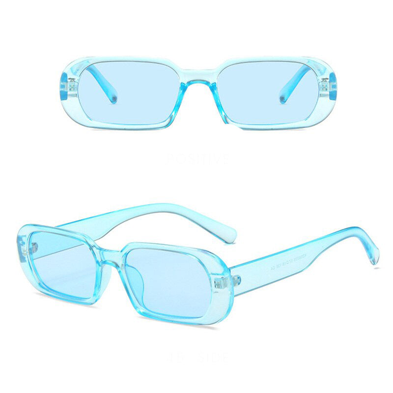 Dropship Retro Rectangle Sunglasses Women Fashion Brand Designer Eyewear  Men Trending Rivets Sun Glasses Pink Yellow Shades UV400 to Sell Online at  a Lower Price | Doba