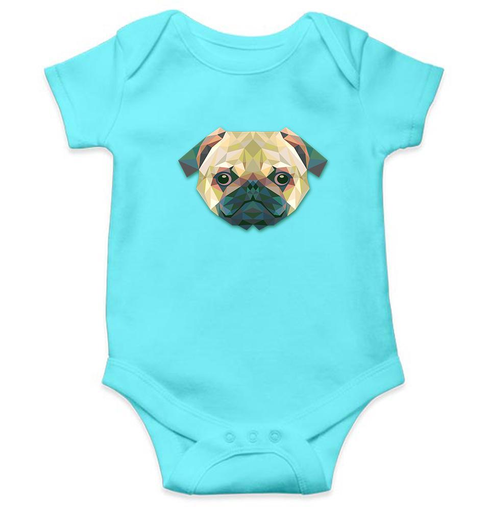 Dog Abstract Abstract Rompers for Baby Girl- FunkyTradition - FunkyTradition
