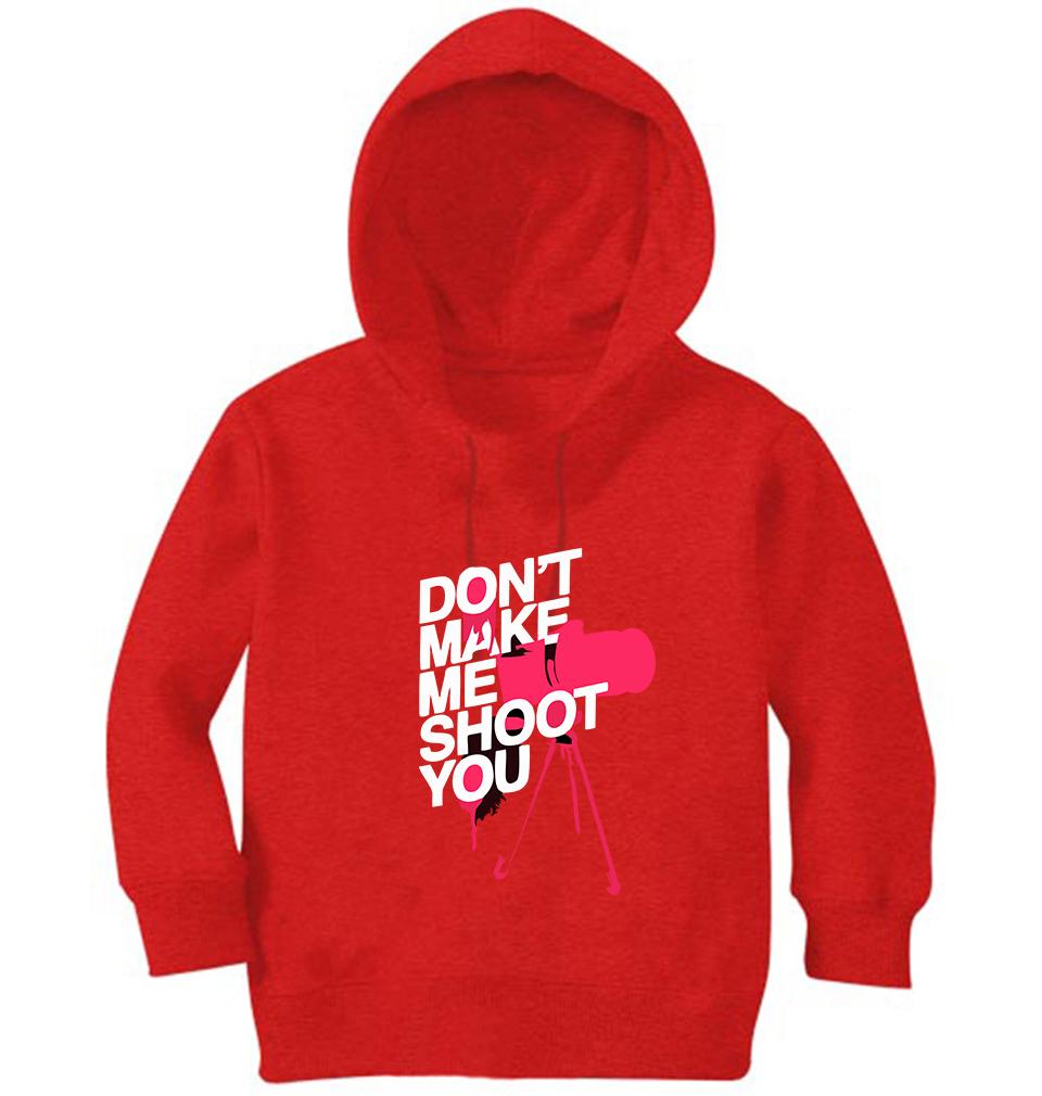 Don't Make Me Shoot U Hoodie For Boys-FunkyTradition - FunkyTradition