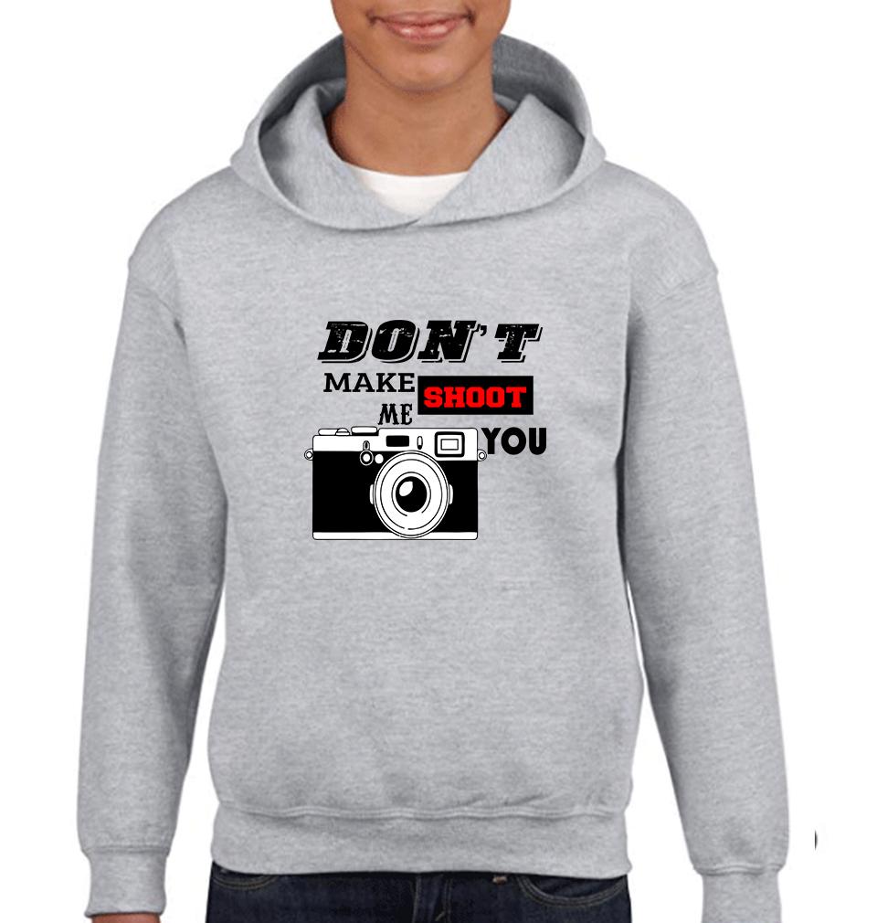 don't make me shoot u Hoodie For Boys-FunkyTradition - FunkyTradition